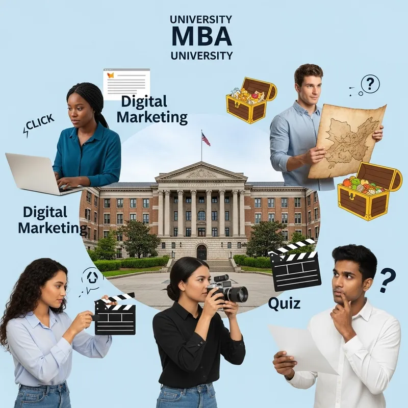 Dynamic MBA Event Poster Design Ideas