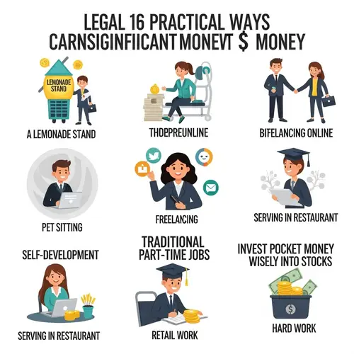 How to Make Money at 16: Legal & Lucrative Ideas for Teens