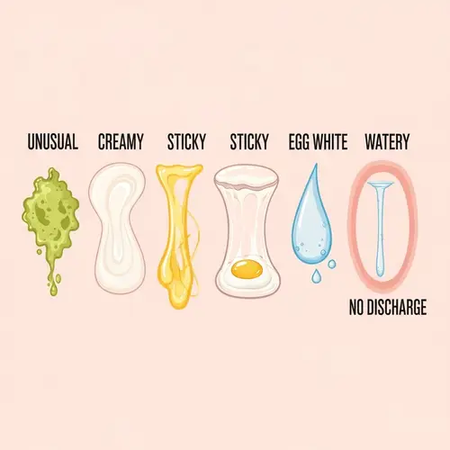 Types of Vaginal Discharge: Unusual, Creamy, Sticky & More