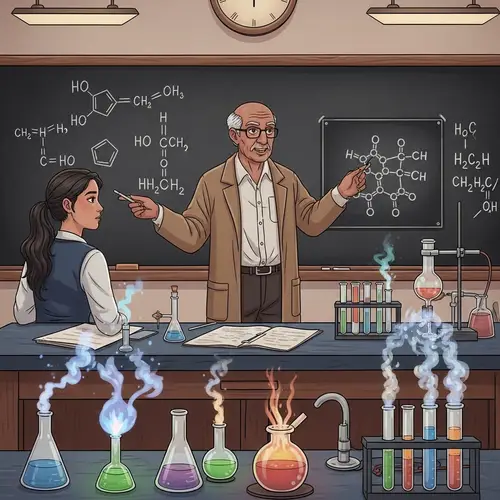 Engaging Chemistry Tale: Professor & Student Insights