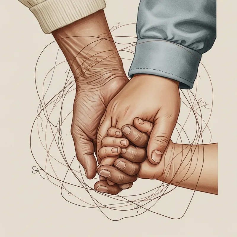 Intergenerational Unity: Hands of Age & Youth