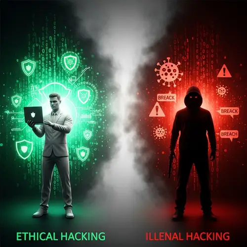 Exploring the Moral Gray Area in Ethical and Illegal Hacking
