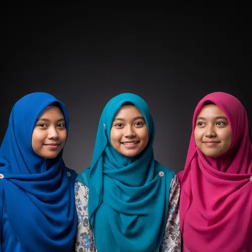 Malaysian Students in Hijab: Celebrating Diversity and Identity