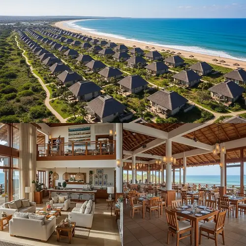 Serene Seaside Resort with 40 Chalets | Coastal Retreat