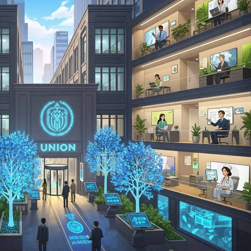 The Future of Unions: A Glimpse into Urban Architecture 100 Years Later The Future of Unions: A Glimpse into Urban Architecture 100 Years Later