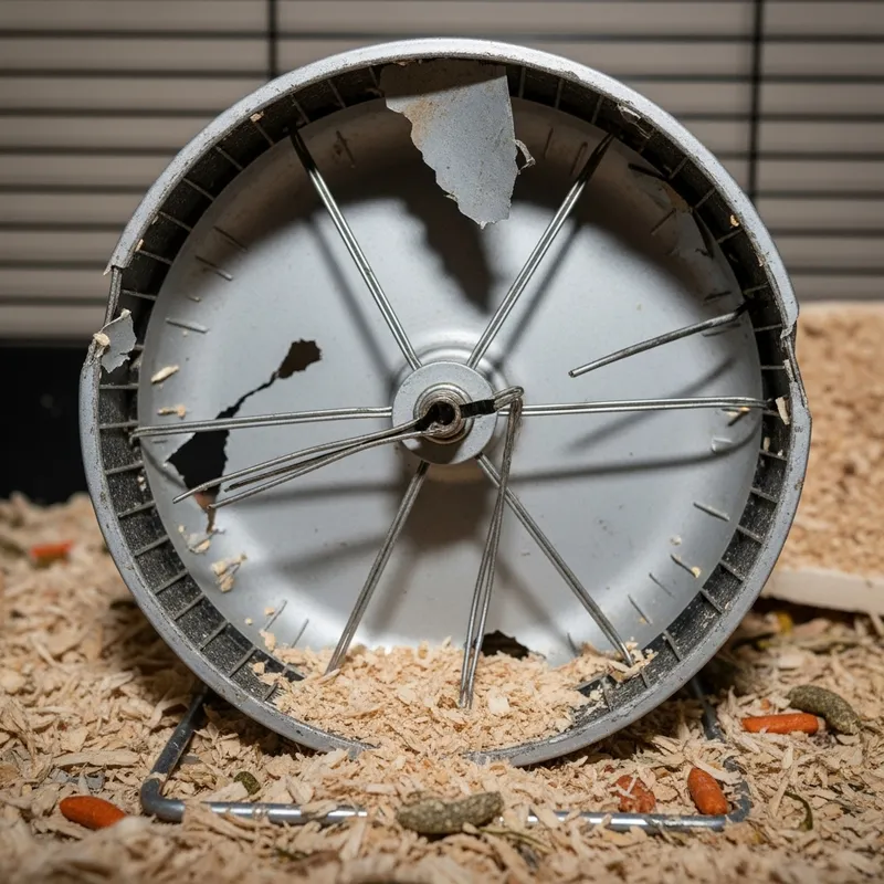 Damaged Hamster Wheel: Repair or Replace?