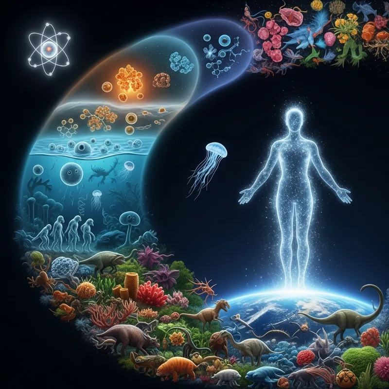 Evolution of Life: Biogenesis to Transcendence