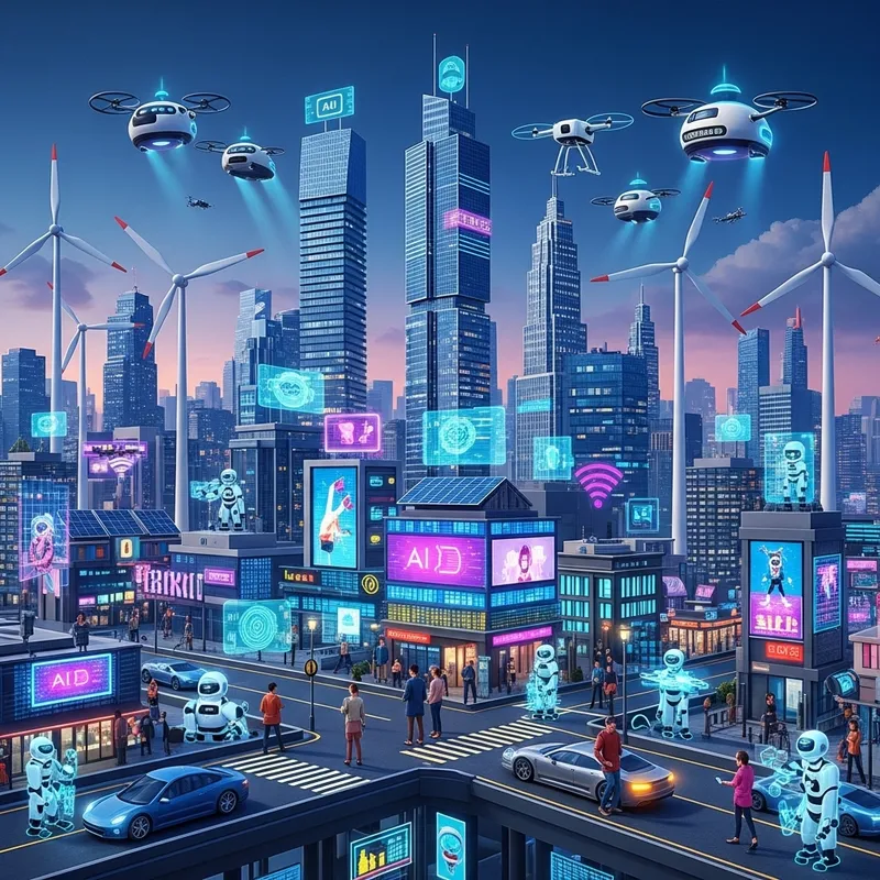 Futuristic Technology City | World of Technological Marvels