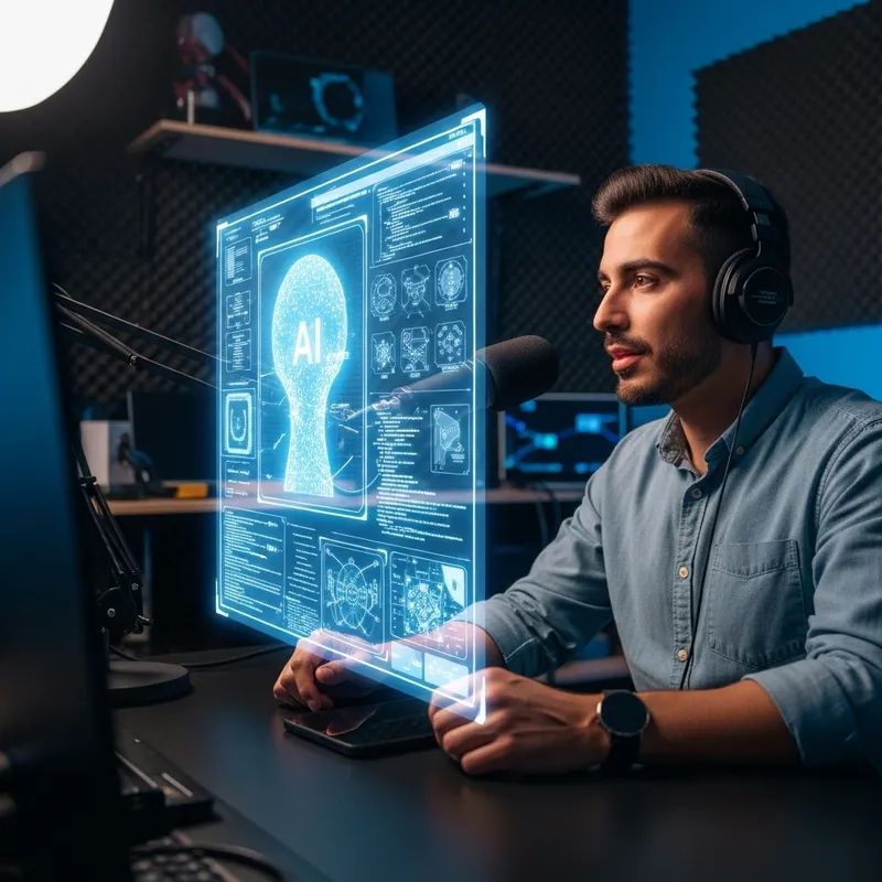 Hispanic Podcaster Interviews AI | Exclusive Digital Studio Interview