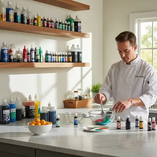 Organic Food Color Bottles for Vibrant Culinary Creations