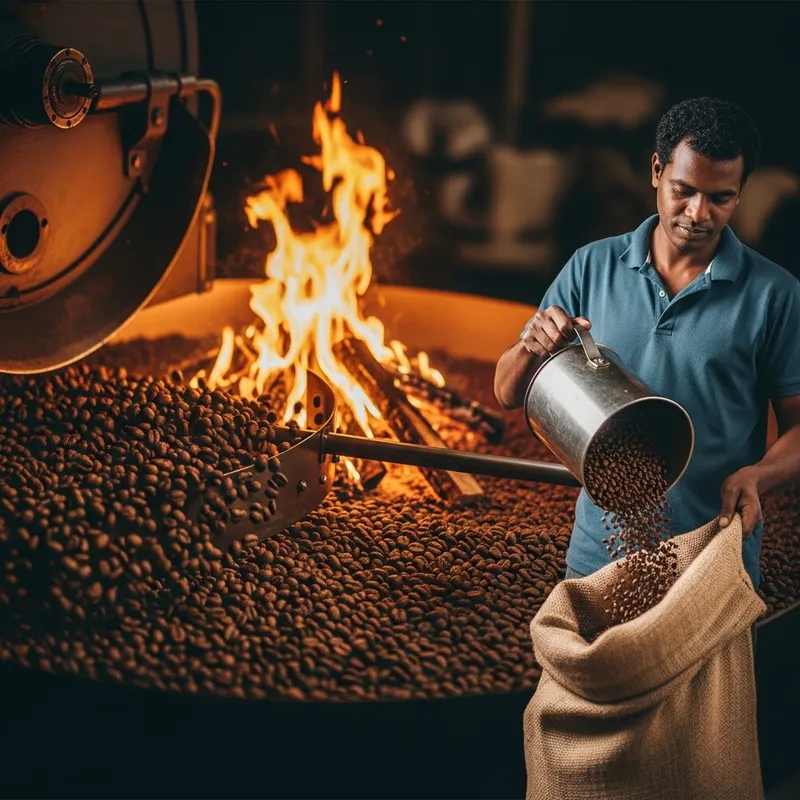 Roasting Coffee: Rich and Robust Process