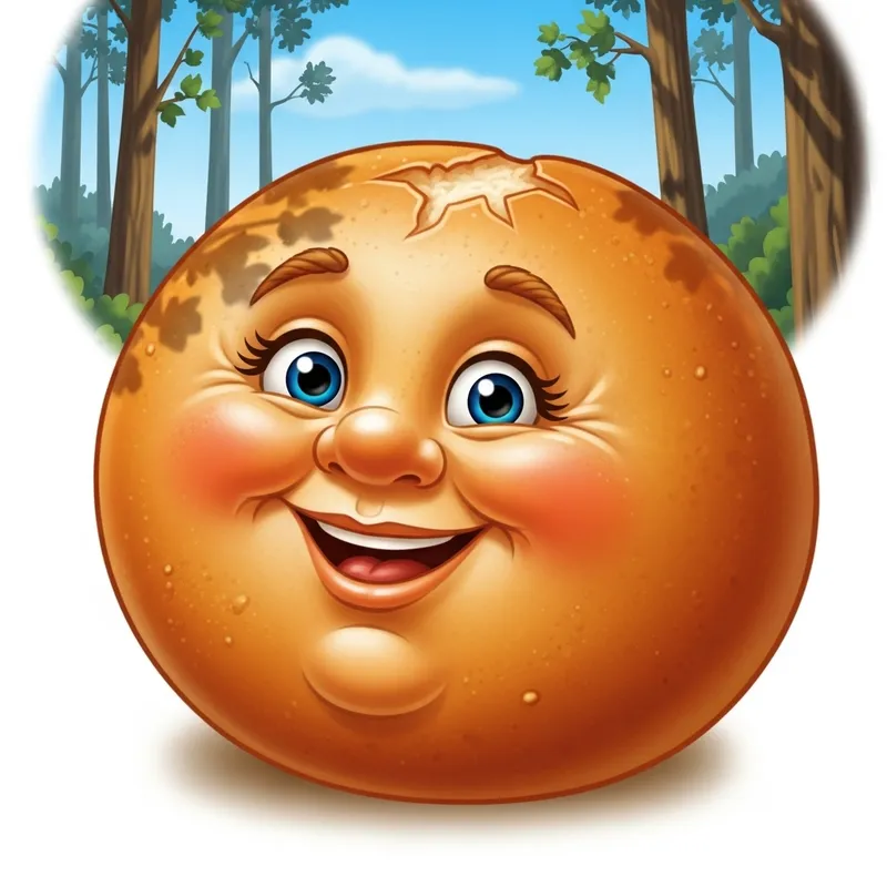 Kolobok: Traditional Russian Folk Tale Character