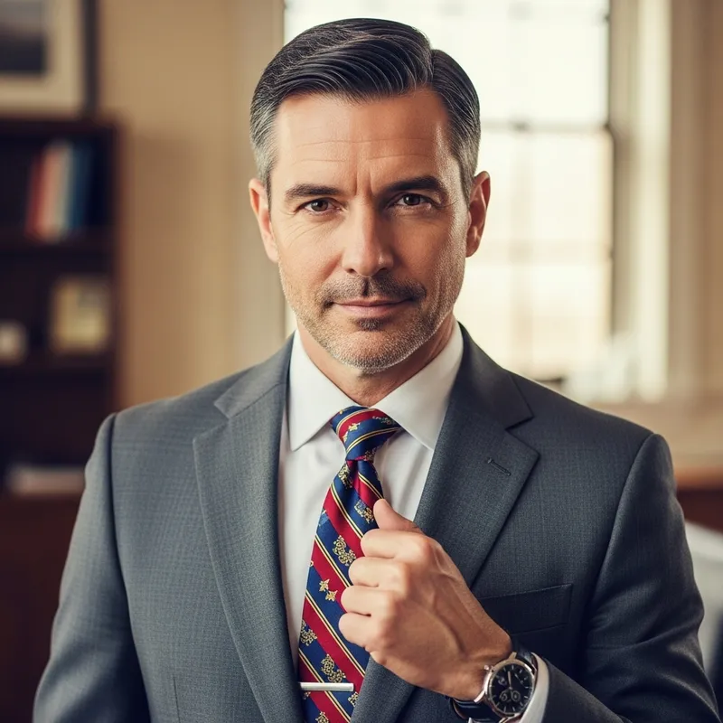 Professional Businessman Portrait in Vibrant Attire