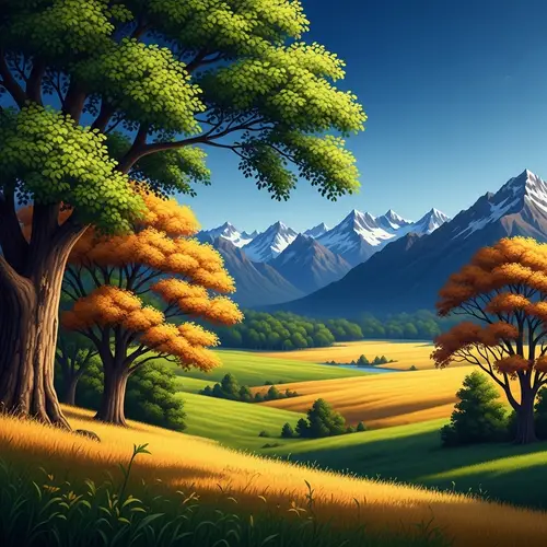 Breathtaking Wilderness & Vibrant Colors - Natural World Symphony