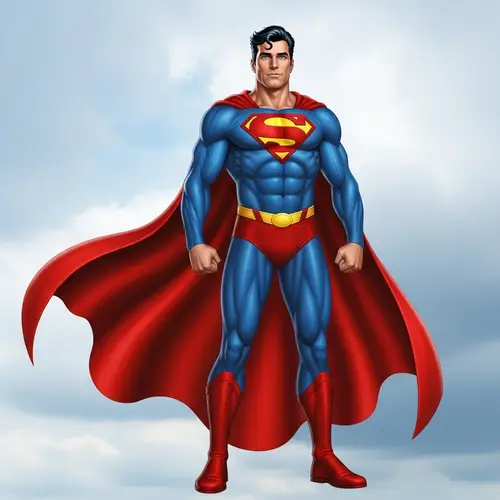 Majestic Superman - Symbol of Strength and Hope