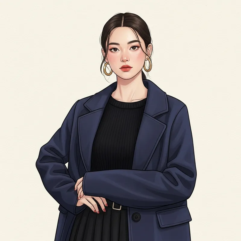 Modern Fashion Portrait with Japanese Influence | Stylish Elegance and Natural Beauty Modern Fashion Portrait with Japanese Influence | Stylish Elegance and Natural Beauty