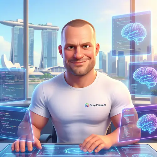 3D Pixar-Style CTO Dmytro: AI Innovation at Marina Bay