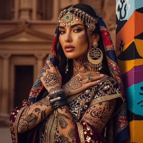 Urban Princess Jasmine | Tattooed Middle Eastern Beauty