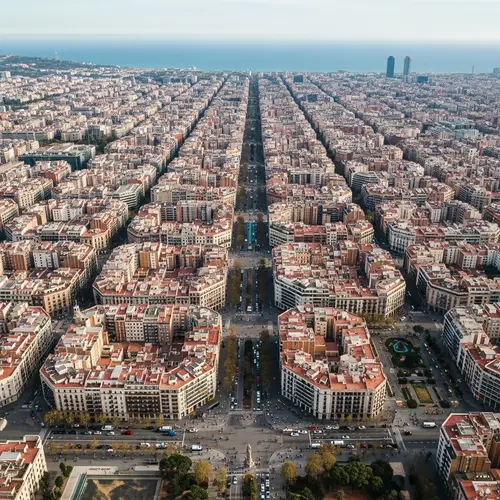 Explore the Beauty of Barcelona | Stunning Aerial View