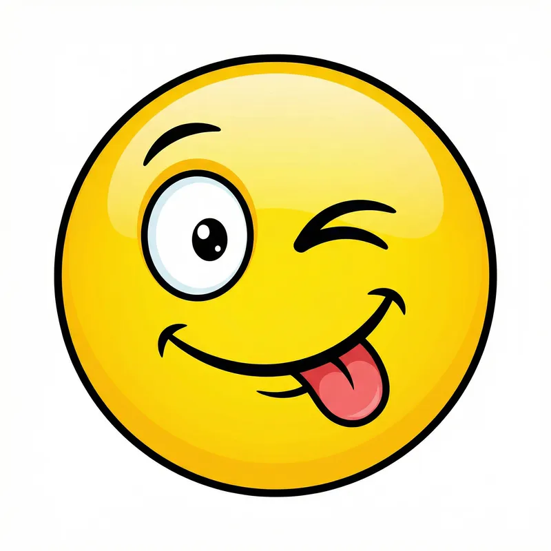Custom Emoji Design - Playful Cartoon Face
