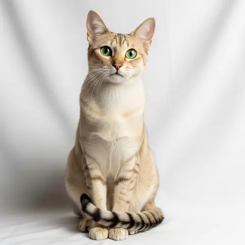 Elegant Cat Displaying Feline Grace