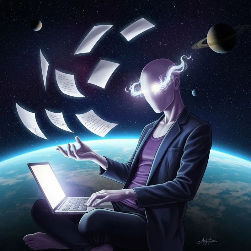 Enigmatic Humanoid with Cosmic Powers: Sorcery in Space Enigmatic Humanoid with Cosmic Powers: Sorcery in Space