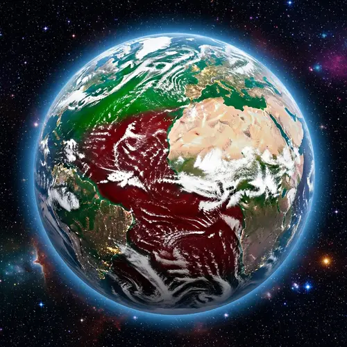 Mesmerizing View of Earth from Cosmos