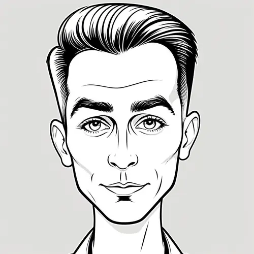 Fun Black and White Caricature Creations