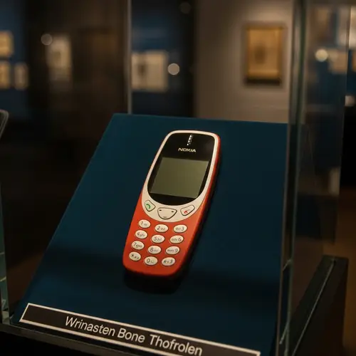 Nokia 3310 Museum Display: An Anachronistic Delight