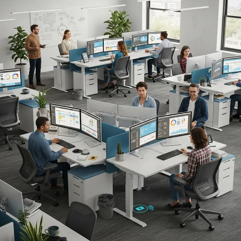 Boost Productivity with High-Tech Workplace & Collaborative Team