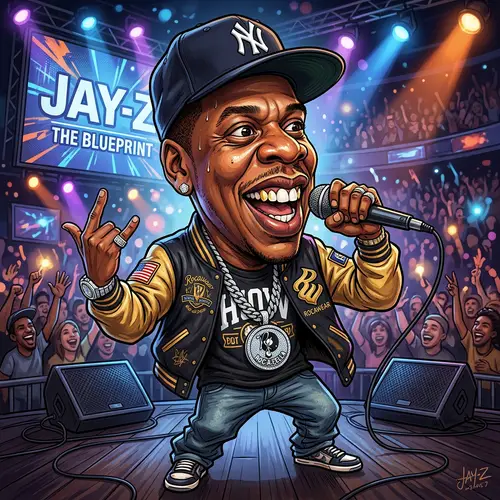 Funny Jay-Z Caricature Art