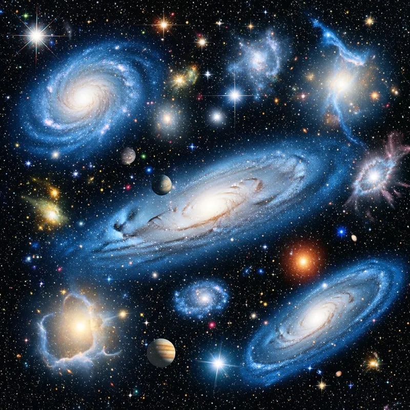 Abstract Galaxy Art - Incredible Cosmic Display