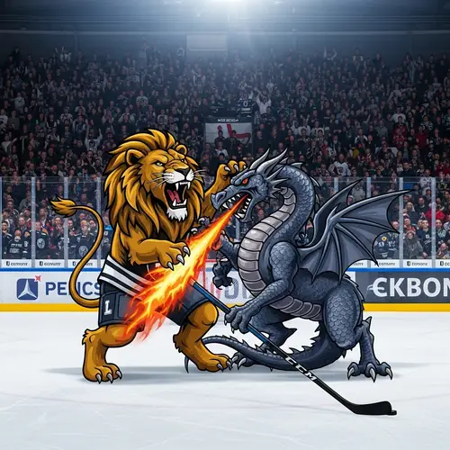 Lausanne Lion Dominates Fribourg Dragon in Playoffs