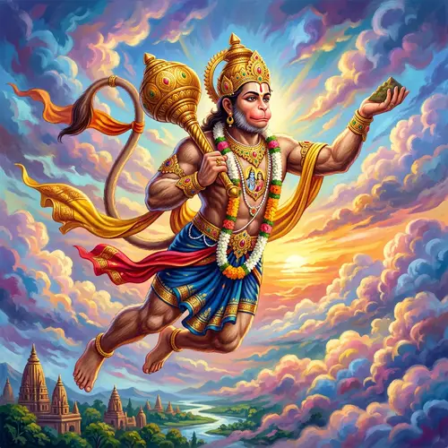 Hanuman - Hindu God Art | Devotee of Rama