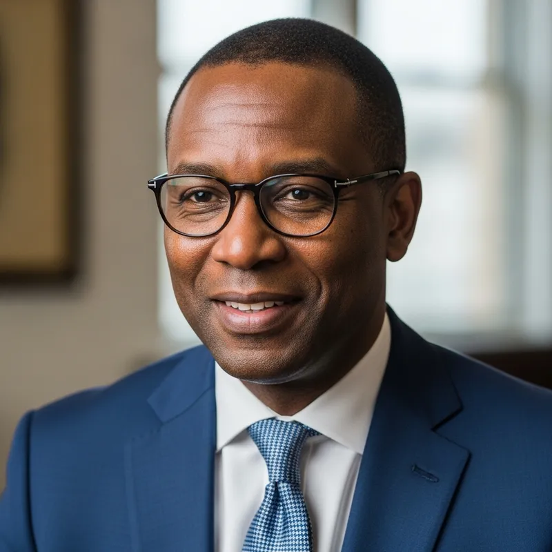 Clinton Mufamadi - Renowned African Public Figure in Elegant Attire