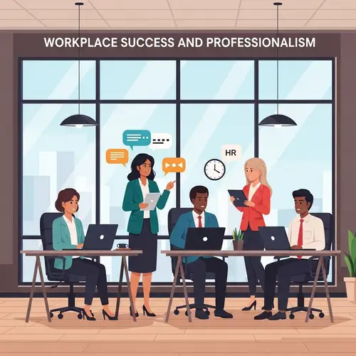 Diverse Workspace Scene for Workplace Success & Professionalism