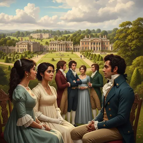 Georgian Era British Country Life Inspired by Pride and Prejudice
