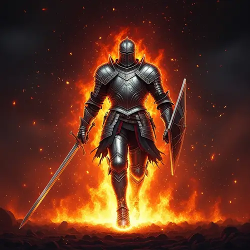 Resilient Knight Rising from Inferno