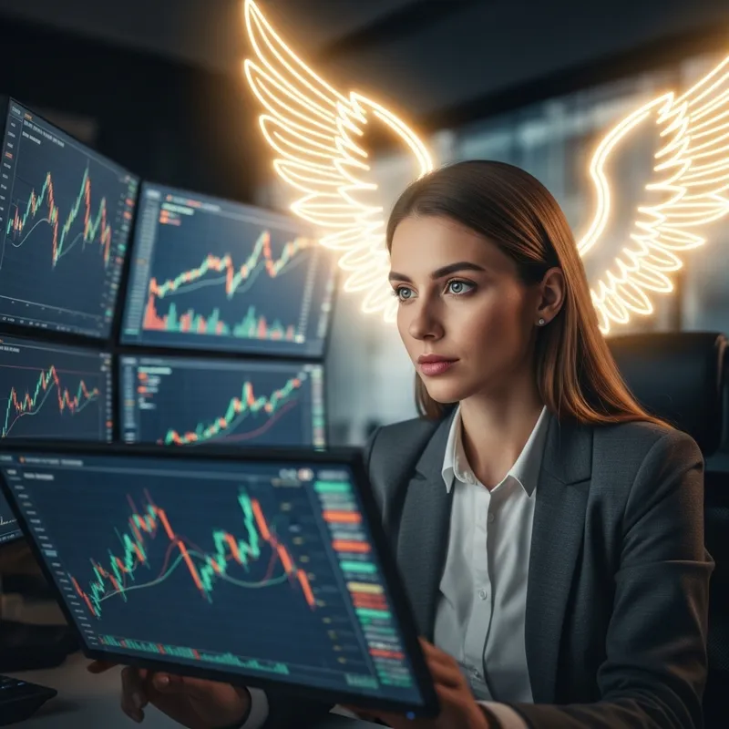 Pretty Girl Trader: Angel Trades Bitcoin Smartly