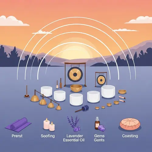 Tranquil Sunset Sound Bath | Best Practices for Serenity