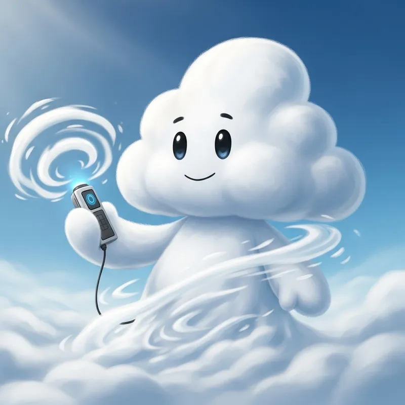 Cloud Buddy with a Vape: Fluffy and Fun