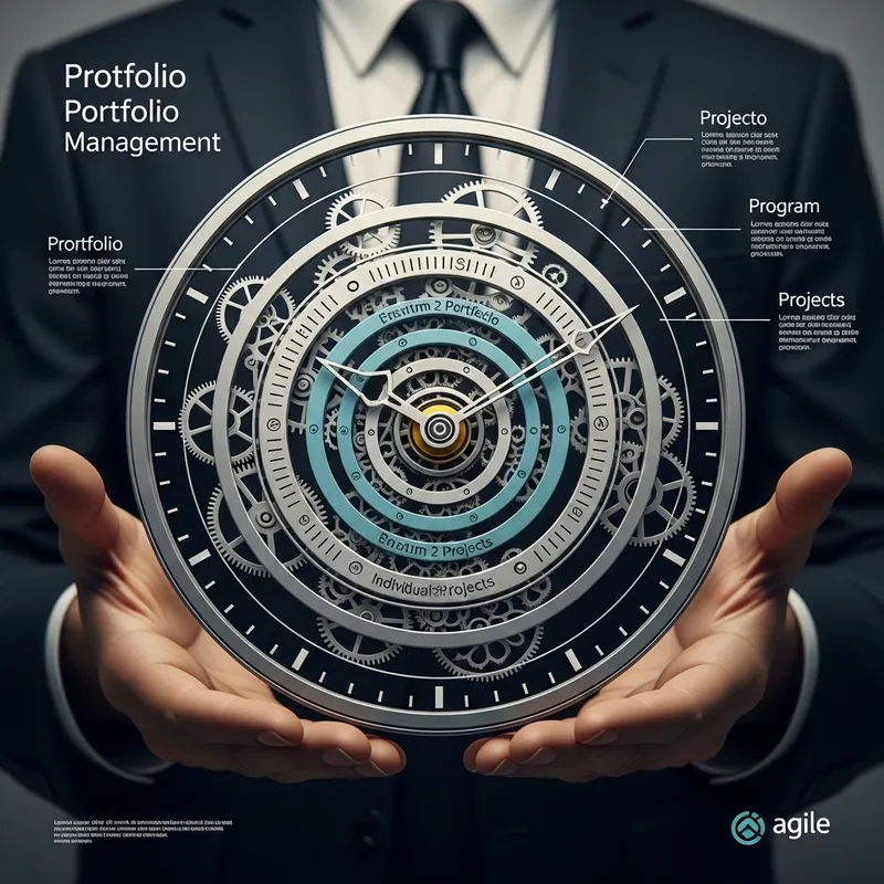 Innovative Agile Clock Diagram for Project, Programme, Portfolio Management Innovative Agile Clock Diagram for Project, Programme, Portfolio Management