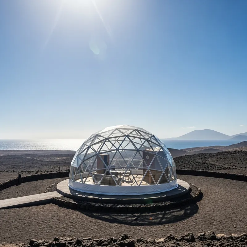 Geodesic Dome in Lanzarote: Captivating Architectural Harmony