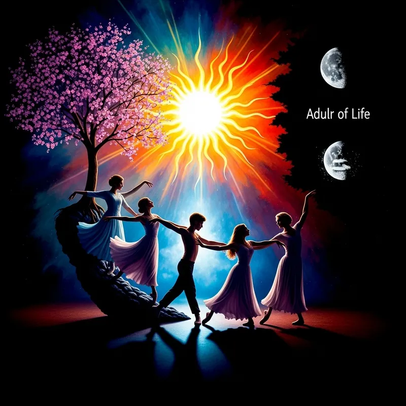 Surreal Dance of Life: A Vision of Existence