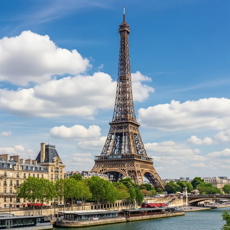 Eiffel Tower Paris View | Iconic Landmark in Europe