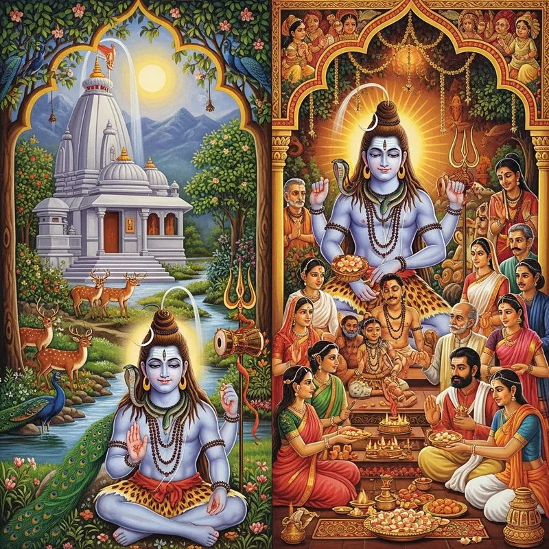 Maha Shivaratri Painting: Spiritual Celebration of Peace and Love
