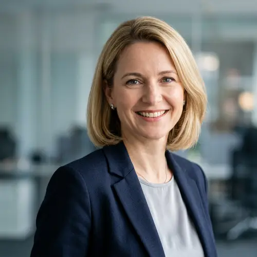 Professional LinkedIn Headshot for German Female