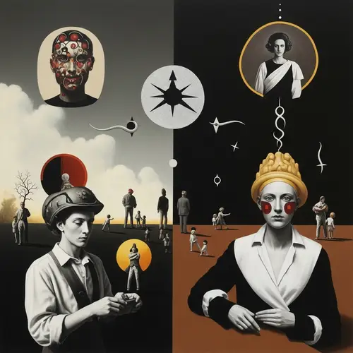 Surrealist Exploration: Absence of Divine Intervention & Life's Randomness