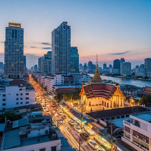 Dreams of Bangkok: Urban Landscape at Twilight