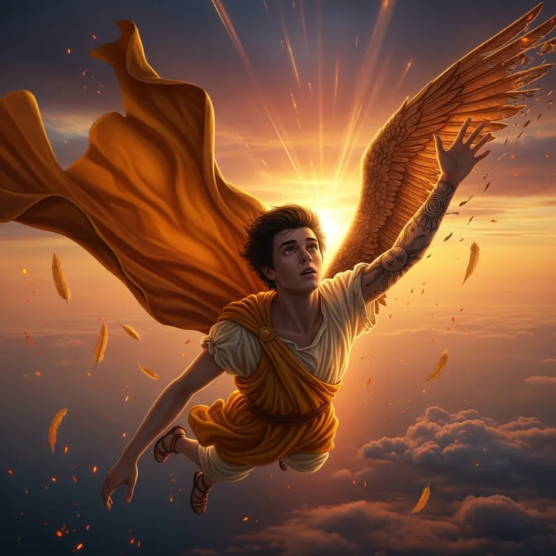 Icarus Tattoo Art: A Symbol of Freedom